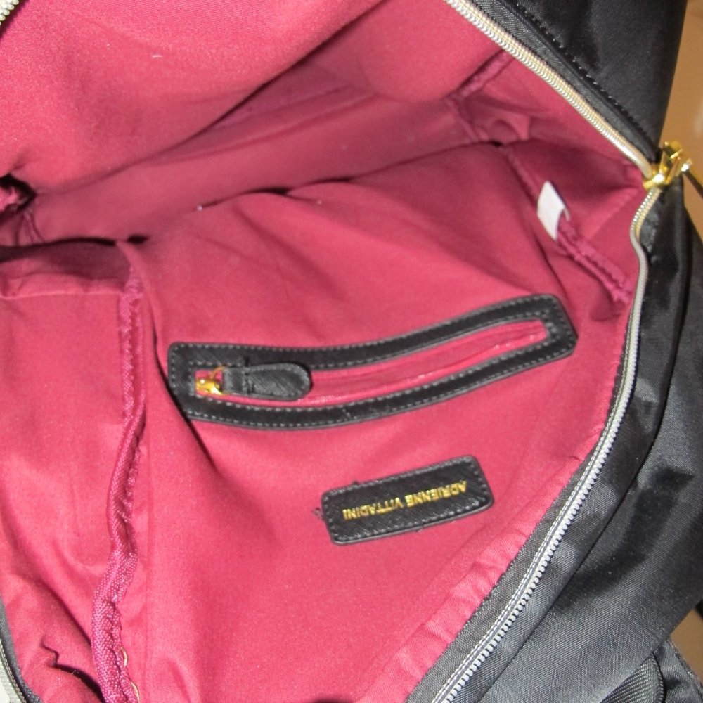 Adrienne Vittadini black backpack bag - Picture 6 of 9